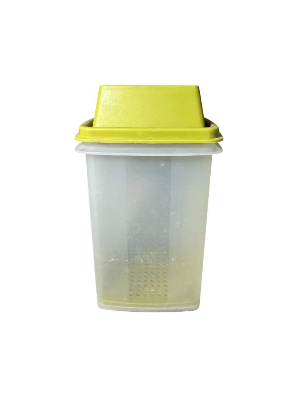 Vintage Tupperware Pick-A-Deli Pickle Keeper Classic Avocado Green Lid & Lift